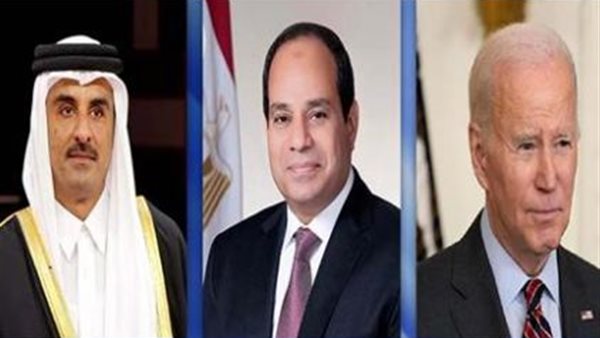 بايدن- السيسي ـ تميم