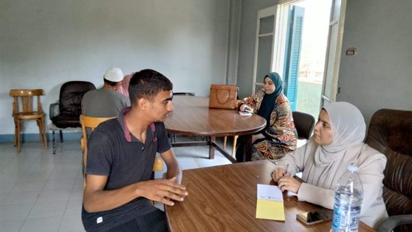 جانب من القافلة الطبية