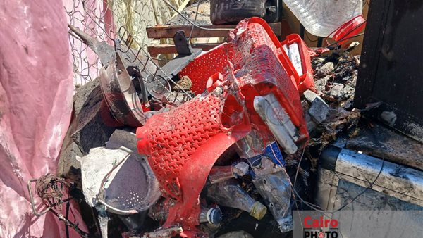 جانب من الحريق