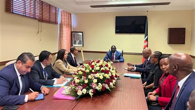 وزير الخارجية يلتقي رئيس كينيا ويسلمه رسالة من الرئيس السيسي