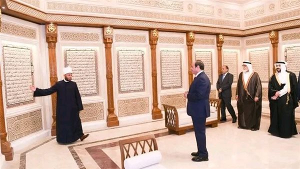 السيسي خلال افتتاحه