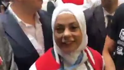 بحضور وزير الرياضة.. استقبال حافل لأبطال الأولمبياد أحمد الجندي وسارة سمير بمطار القاهرة | بث مباشر