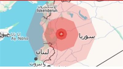 زلزال بقوة 5 ريختر يضرب لبنان وسوريا وتركيا