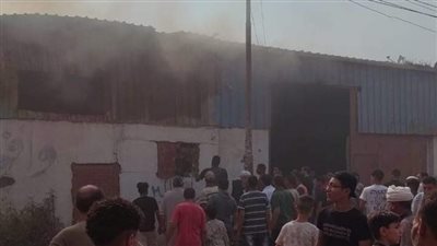 حريق في مخزن غزل بسمنود والدفع بـ3 سيارات إطفاء