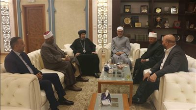 المفتي خلال لقائه الأنبا آرميا: وحدة المسلمين والمسيحيين في مصر تشكِّل حجر الأساس لبناء مجتمع متسامح ومتحضر