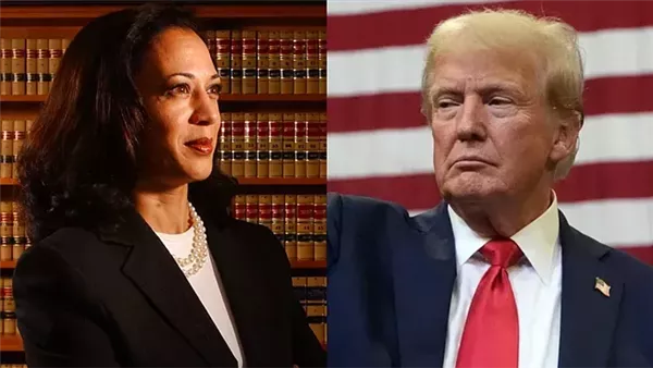 دونالد ترامب وكاملا