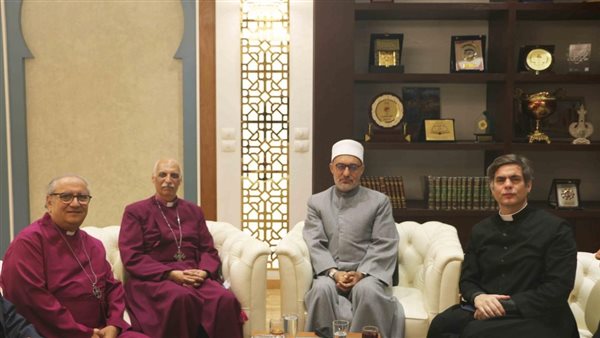 المفتي وقيادات الكنيسة