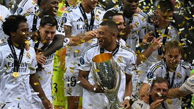 أول تعليق من مبابي على تتويج ريال مدريد بالسوبر الأوروبي