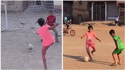 بعد نشر القاهرة 24.. وكيل لاعبين يستجيب للاعبة الشرقية الموهوبة حافية القدمين