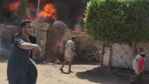 حريق جراج السيارات