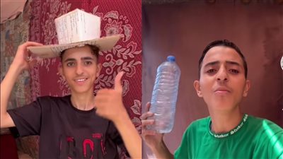 قبعة ونافورة مياه.. صغير فلسطيني يبتكر أدوات بسيطة لمواجهة الحر في المخيمات