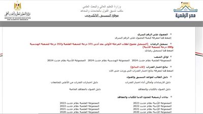 توقعات الكليات.. تنسيق المرحلة الثانية للثانوية العامة 2024 علمي علوم والأماكن الشاغرة 