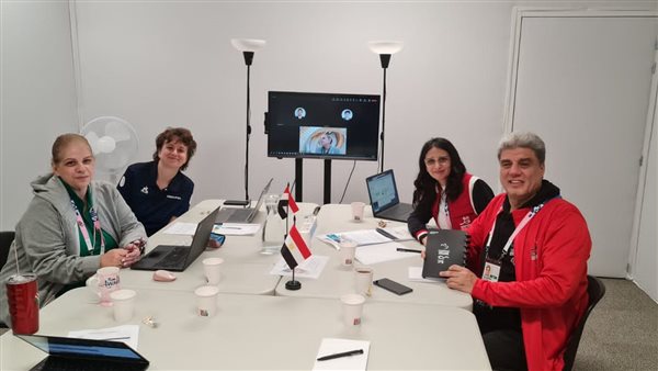 وفد البعثة المصرية