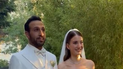 حبهم تحول لحقيقة.. حفل زفاف بيريل بوزام وايرسين اريجي أبطال مسلسل الطائر الرفراف