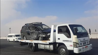 إصابة 7 أشخاص بحادث تصام سيارة ملاكي على طريق إسكندرية الصحراوي