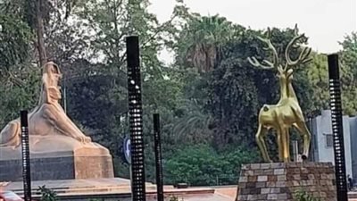 وزارة الثقافة تتدخل لإزالة تمثال الغزالة من ميدان نهضة مصر