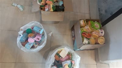 إعدام 180 عبوة مستحضرات تجميلية غير مسجلة بالغردقة