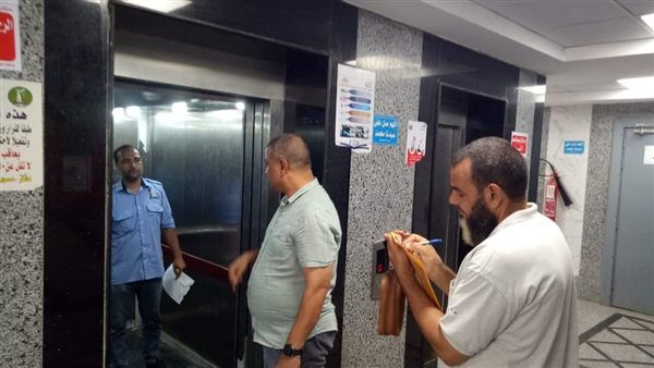 تفتيش على المصاعد