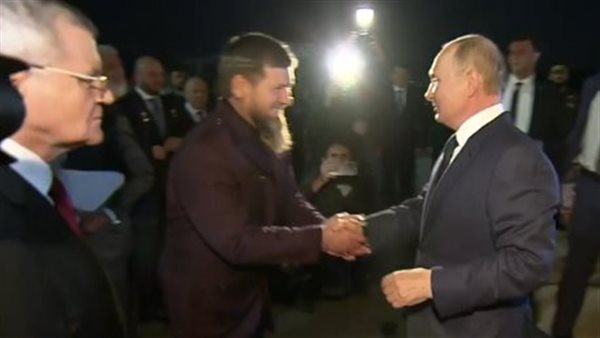 بوتين يصل الشيشان