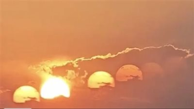 حقيقة ظهور 7 شموس في سماء الصين |بث مباشر 