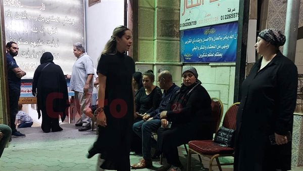 عزاء والد زوجة إيهاب