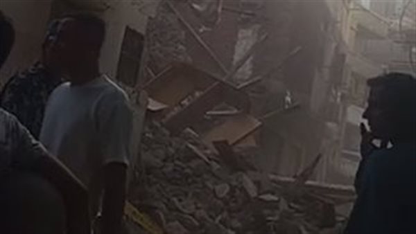 انهيار عقار بالجيزة