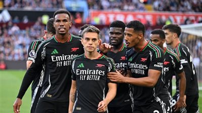 أرسنال ينتصر على أستون فيلا ويحقق الفوز الثاني على التوالي