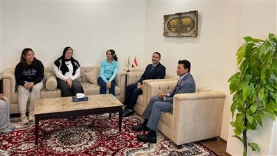 وزير الرياضة يستقبل ناشئات المصارعة وبطلات الجودو بعد النتائج المميزة