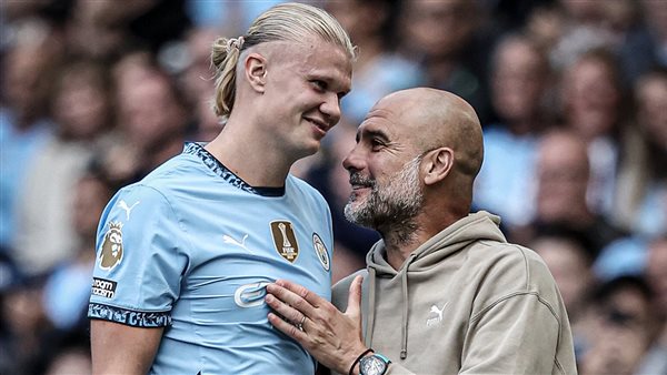 بيب جوارديولا وهالاند