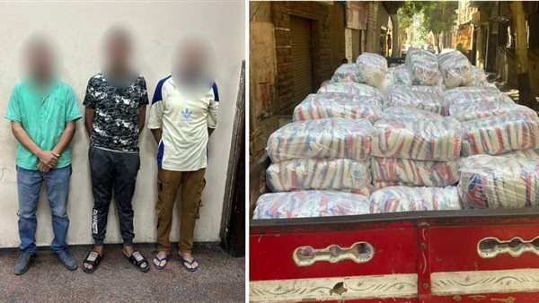 المتهمين والمضبوطات