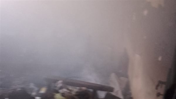 حريق في شقة سكنية