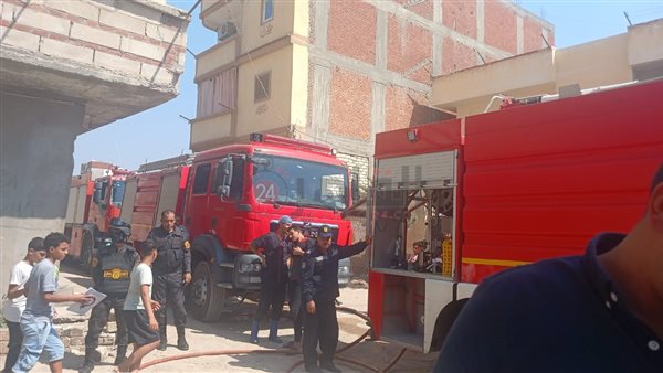 جانب من الحريق 