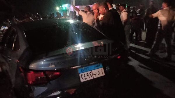 حادث انقلاب سيارة