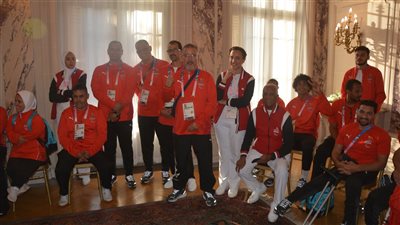 السفير المصري يقيم حفل عشاء للبعثة المصرية المشاركة في بارالمبياد باريس