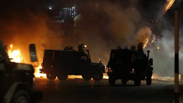 استهداف آليات عسكرية