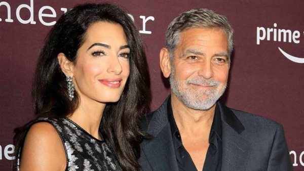 جورج كلوني وزوجته