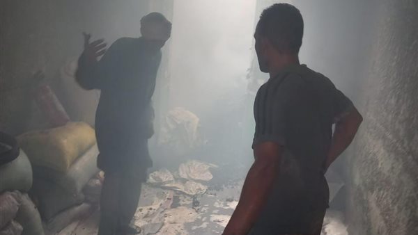 جانب من الحريق 