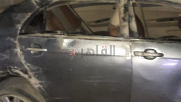 حادث انقلاب سيارة