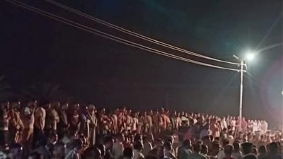 تشييع جثامين 4 أشخاص في الفيوم لقوا مصرعهم في حادث انقلاب سيارة بمطروح