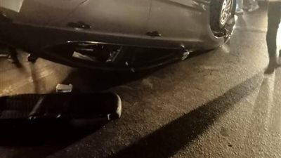 زفة عروسين.. تفاصيل تصادم سيارات أعلى كوبري سيدي جابر بالإسكندرية وسقوط إحداها أسفله