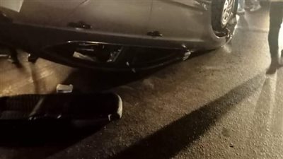 بينهم العروسان.. التحقيق في مصرع وإصابة 3 أشخاص في تصادم سيارات أعلى كوبري سيدي جابر 