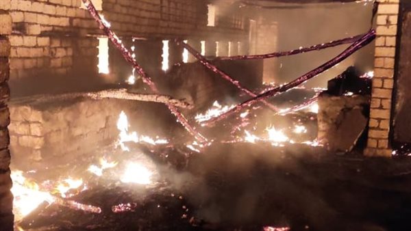 حريق في الصوان الملاصق