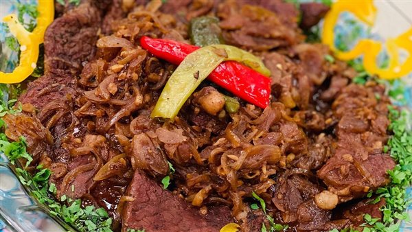 طاجن لحمة بالبصل