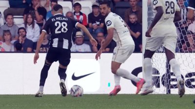 أرقام محمد عبد المنعم في مباراته الأولى مع نيس