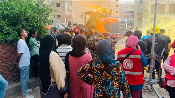 انهيار عقار الإسماعيلية