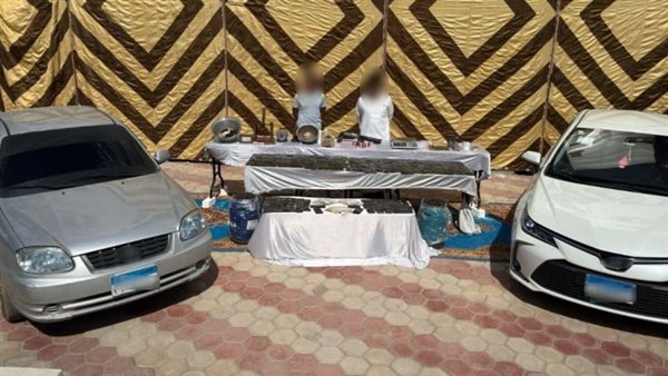 جانب من الضبطية 