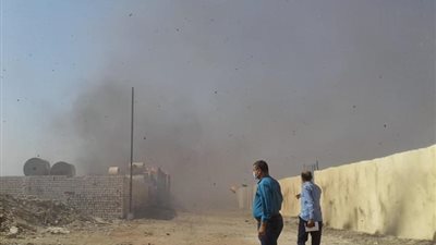 الدفع بـ8 سيارات إطفاء لإخماد حريق بمخزن للكارتون في قويسنا (صور)