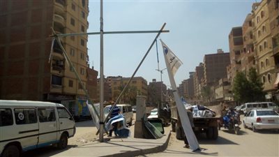 محافظ القاهرة يوجه بسرعة الانتهاء من إزالة لافتات انتخابات مجلس الشيوخ (صور)