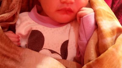 كلاب ضالة انتبهت لوجودها.. العثور على رضيعة أمام مسجد في قرية بالمنوفية (صور)