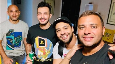 الليلة.. أحمد جمال ورامي صبري يجتمعان في جلسة طرب (صورة)